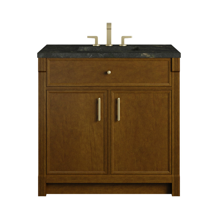 Bellshire 36" Single Vanity, Honey Oak w/ 3 CM Phantome Eclos Top