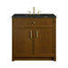 Bellshire 36" Single Vanity, Honey Oak w/ 3 CM Phantome Eclos Top