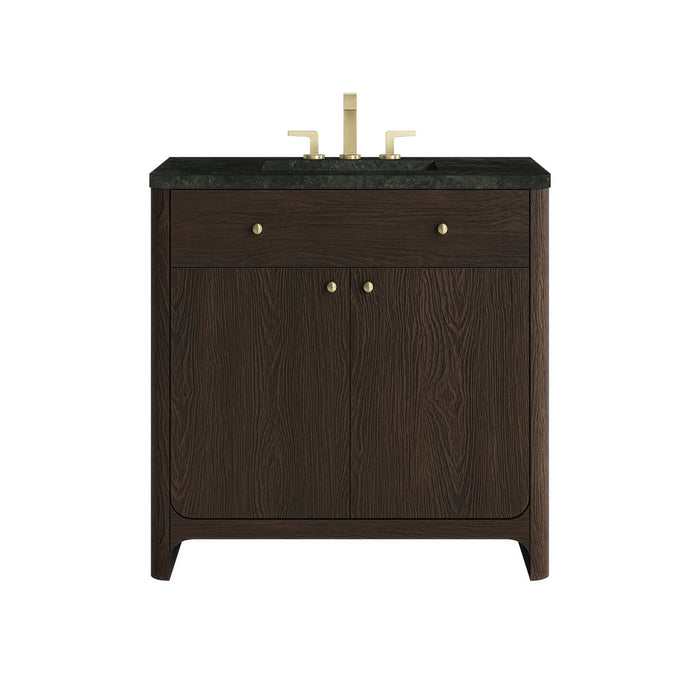 Gracyn 36" Single Vanity, Sable, w/ 3 CM Phantome Eclos Widespread Top