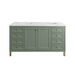 Chicago 60" Double Vanity, Glossy White