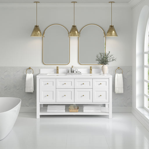 James Martin Vanities Breckenridge 60" Double Bathroom Vanity