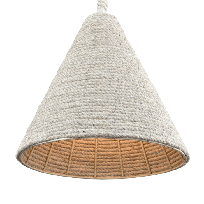 Elk Lighting Air Loom White 1 Light Pendant