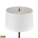 Elk Lighting Elk Abberwick Matte Black 1 Light Floor Lamp H0019-9556