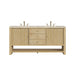 Marigot 72" Double Vanity, Sunwashed Oak, w/ 3 CM Tajnar Eclos Top