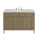 Chicago 48" Single Vanity, Smokey Celadon, w/ 3 CM Ethereal Noctis Silestone® Top