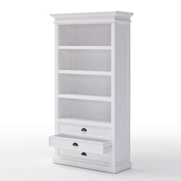 NovaSolo Halifax Bookcase White CA580