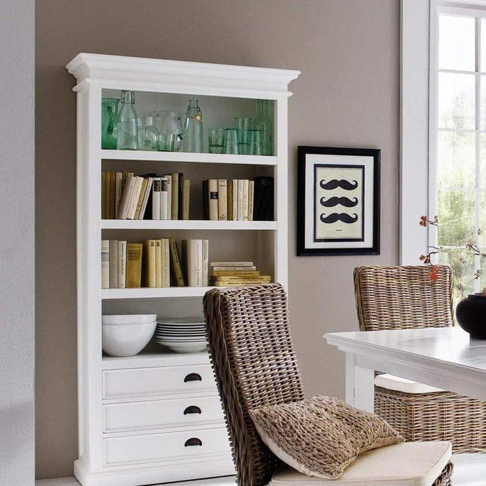 NovaSolo Halifax Bookcase White CA580