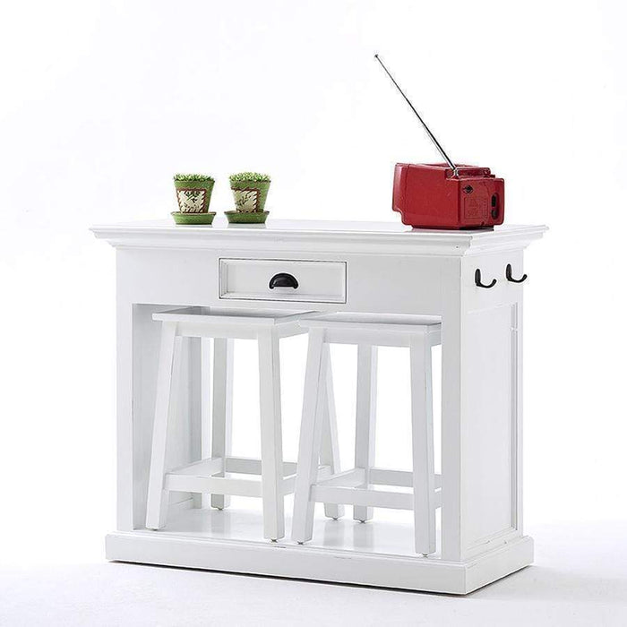 NovaSolo Halifax Kitchen Table Set White T767