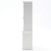 NovaSolo Halifax Library Hutch with Basket Set White BCA600