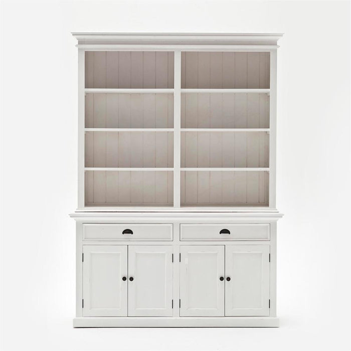 NovaSolo Halifax Hutch Bookcase Unit White BCA599