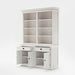 NovaSolo Halifax Hutch Bookcase Unit White BCA599