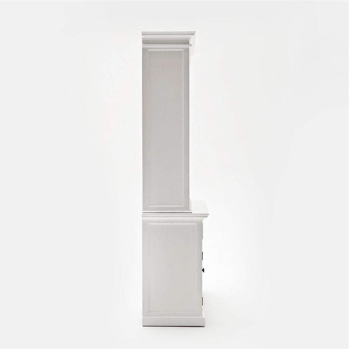 NovaSolo Halifax Hutch Bookcase Unit White BCA599