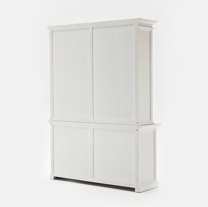 NovaSolo Halifax Hutch Bookcase Unit White BCA599