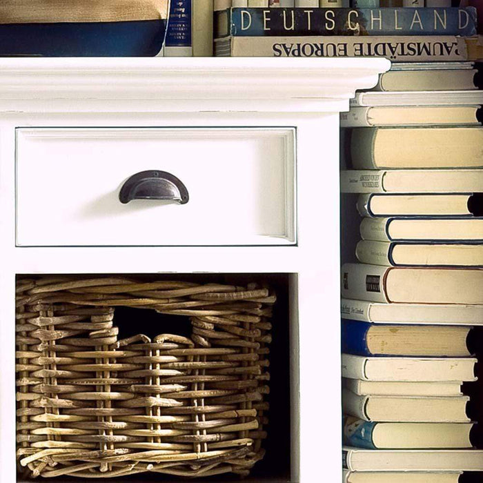 NovaSolo Halifax Buffet with 6 Baskets White B128