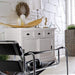 NovaSolo Halifax Buffet with Sliding Doors White B130