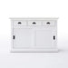 NovaSolo Halifax Buffet with Sliding Doors White B130
