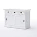 NovaSolo Halifax Buffet with Sliding Doors White B130