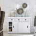 NovaSolo Halifax Buffet with Sliding Doors White B130
