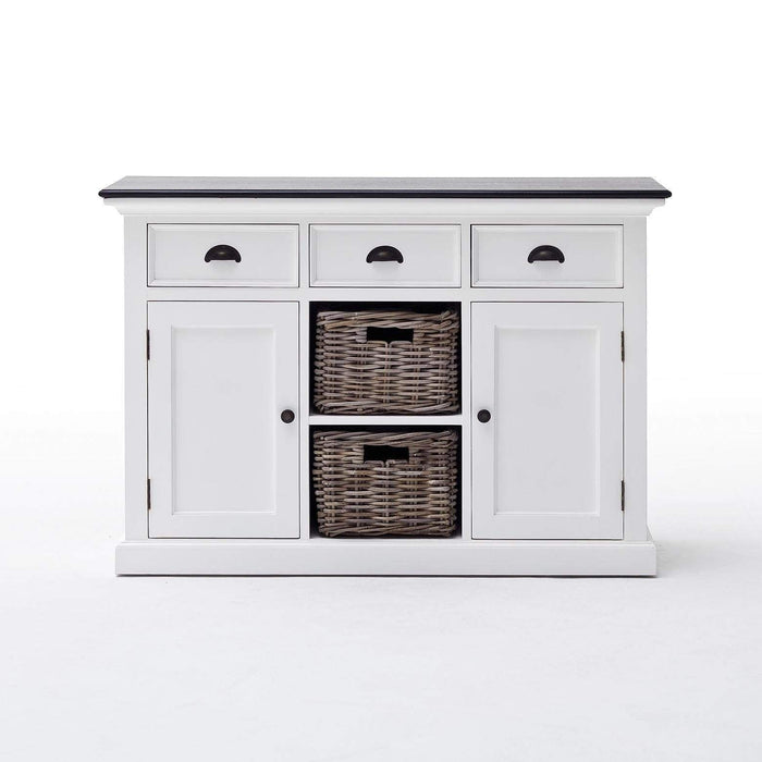 NovaSolo Halifax Contrast Buffet with 2 Baskets Two-tone B129CT