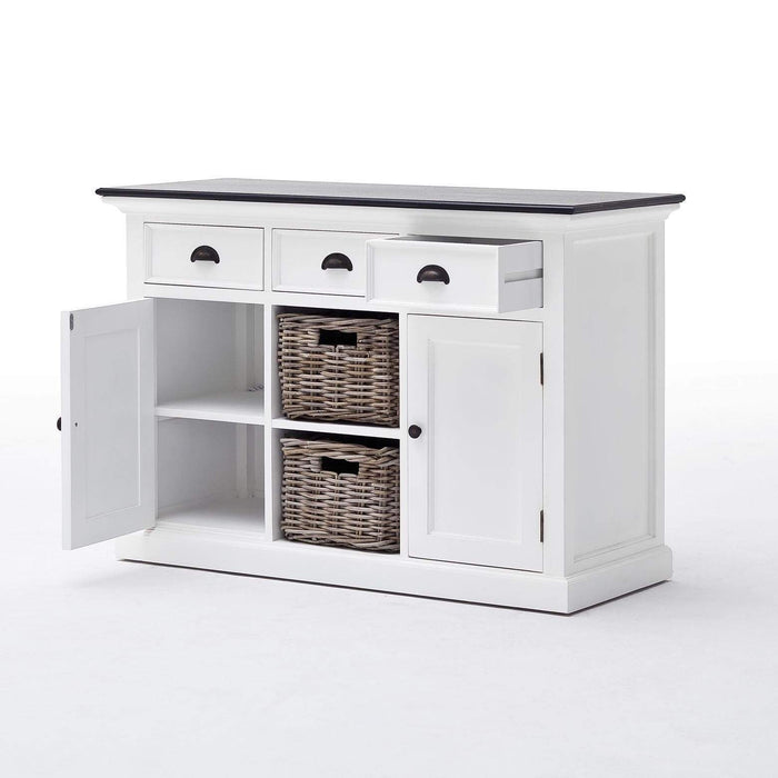 NovaSolo Halifax Contrast Buffet with 2 Baskets Two-tone B129CT