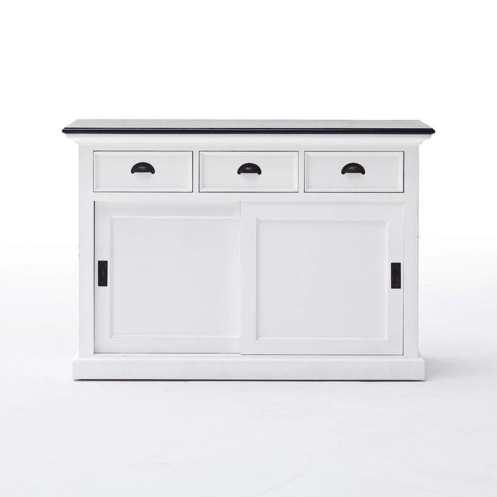 NovaSolo Halifax Contrast Buffet with Sliding Doors Two-tone B130CT