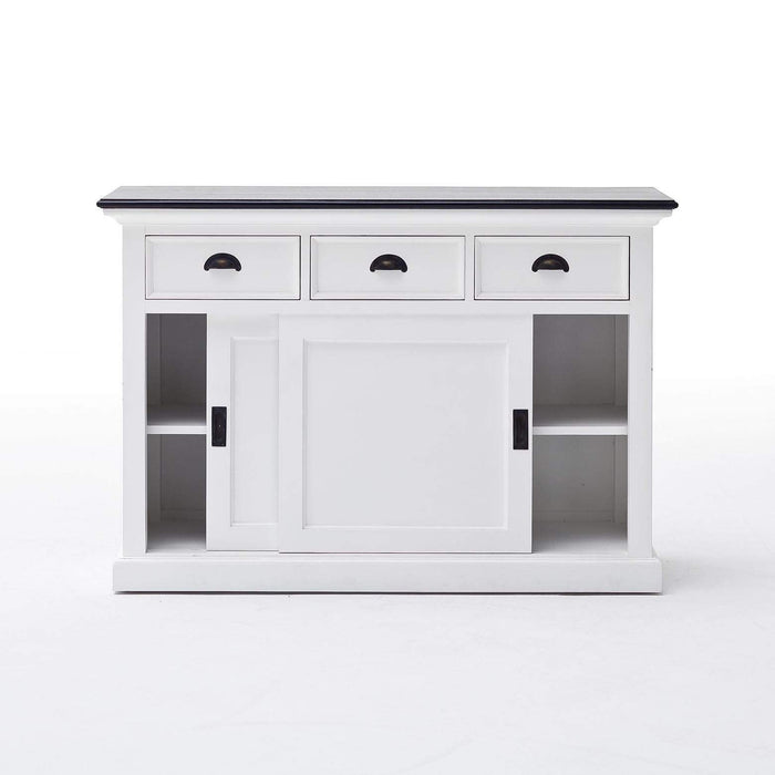 NovaSolo Halifax Contrast Buffet with Sliding Doors Two-tone B130CT