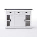 NovaSolo Halifax Contrast Buffet with Sliding Doors Two-tone B130CT