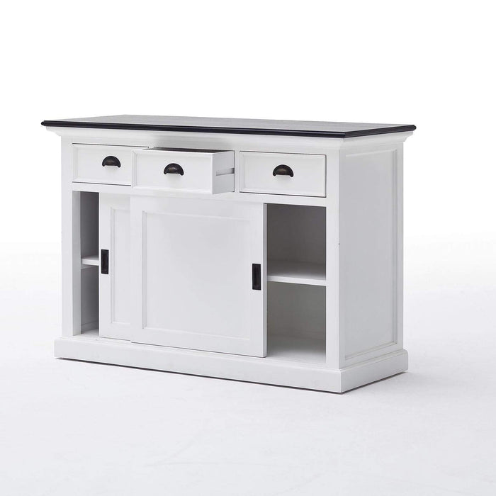 NovaSolo Halifax Contrast Buffet with Sliding Doors Two-tone B130CT