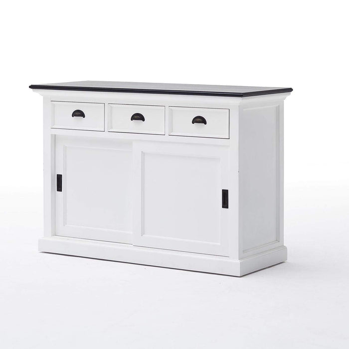 NovaSolo Halifax Contrast Buffet with Sliding Doors Two-tone B130CT