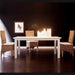 NovaSolo Halifax Dining Table 62" White T759-160
