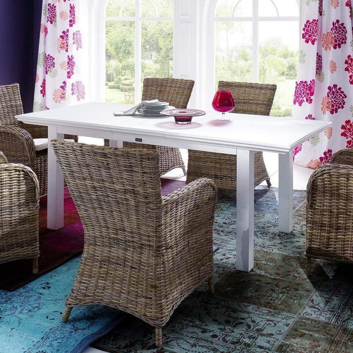 NovaSolo Halifax Dining Extension Table White T766
