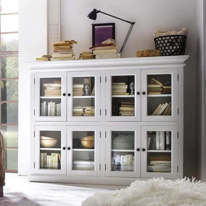 NovaSolo Halifax Pantry 8 Doors White CA615