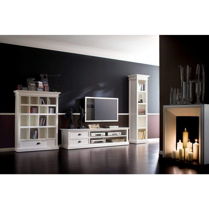 NovaSolo Halifax Large TV Stand Entertainment Center Two-tone CA592-180