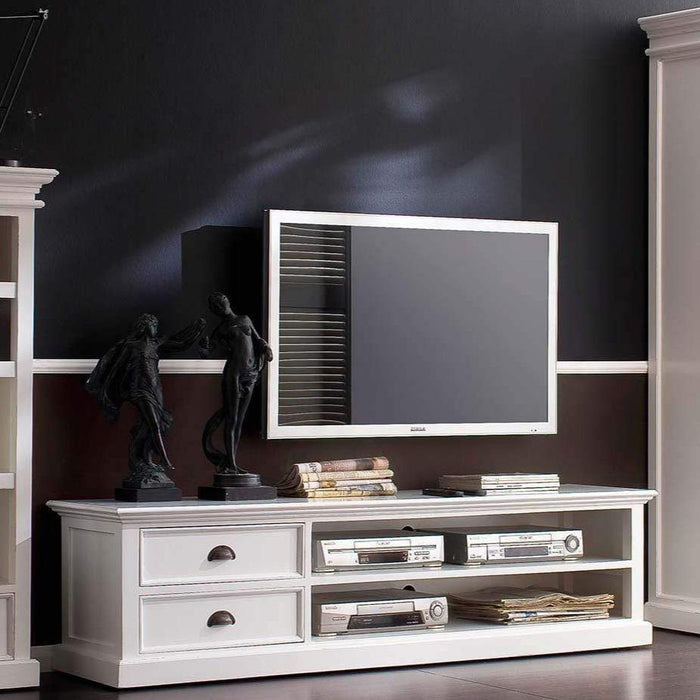NovaSolo Halifax Large TV Stand Entertainment Center Two-tone CA592-180