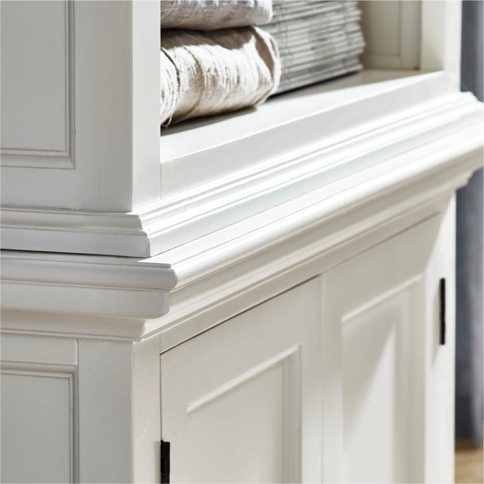 NovaSolo Halifax Single-Bay Hutch Unit White CA612