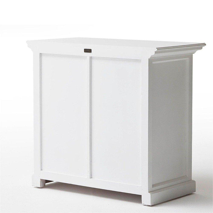 NovaSolo Halifax Medium Buffet with Basket Set White B181