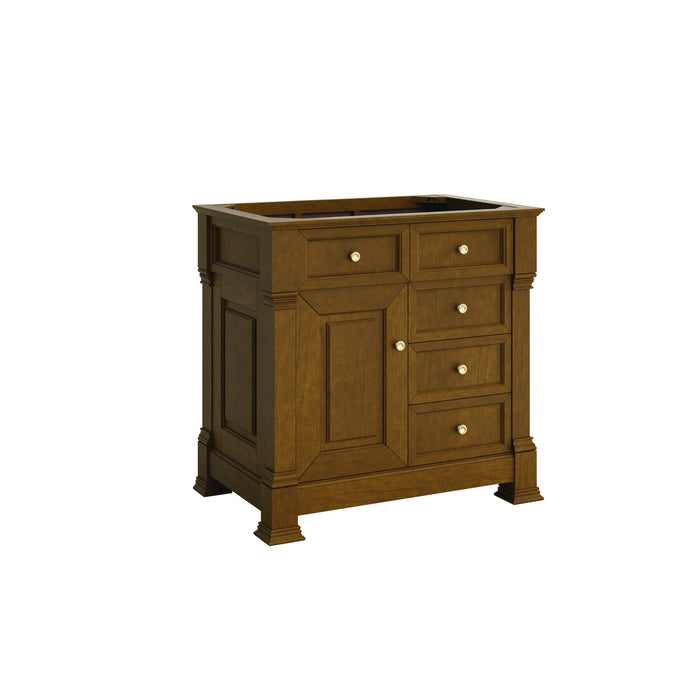 Brookfield 36" Single Vanity, Honey Oak