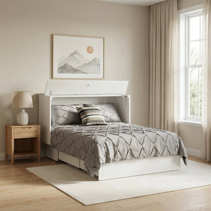 Arason Creden-ZzZ Queen Chest Murphy Cabinet Bed In Cottage