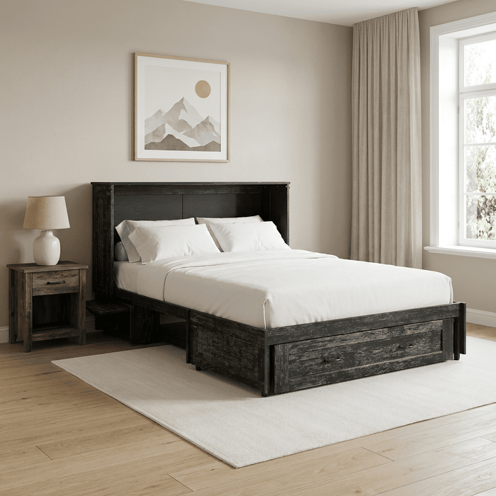 Night and Day Furniture Poppy Queen Murphy Cabinet Bed Complete