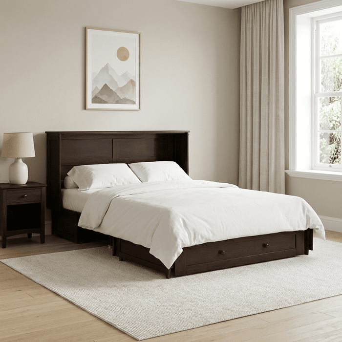 Night and Day Furniture Clover Queen Murphy Cabinet Bed Complete