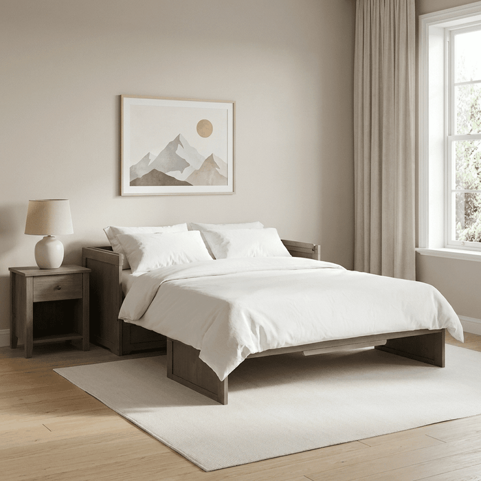 Night and Day Furniture Queen Murphy Cabinet Bed Cube