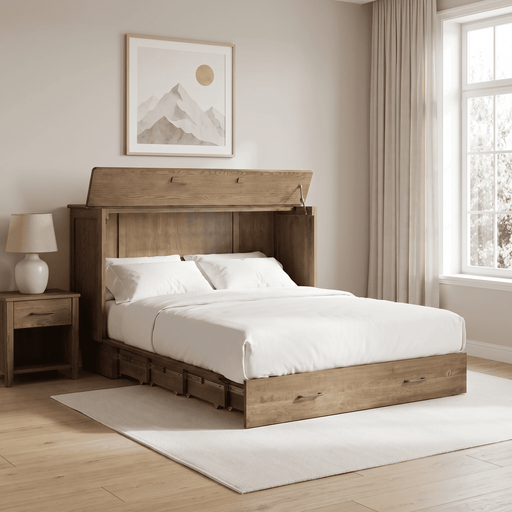 Arason Creden-ZzZ Verona Queen Size Chest Murphy Cabinet Bed