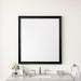 James Martin Glenbrooke 36" Mirror in Black Onyx, shown in a bathroom setting