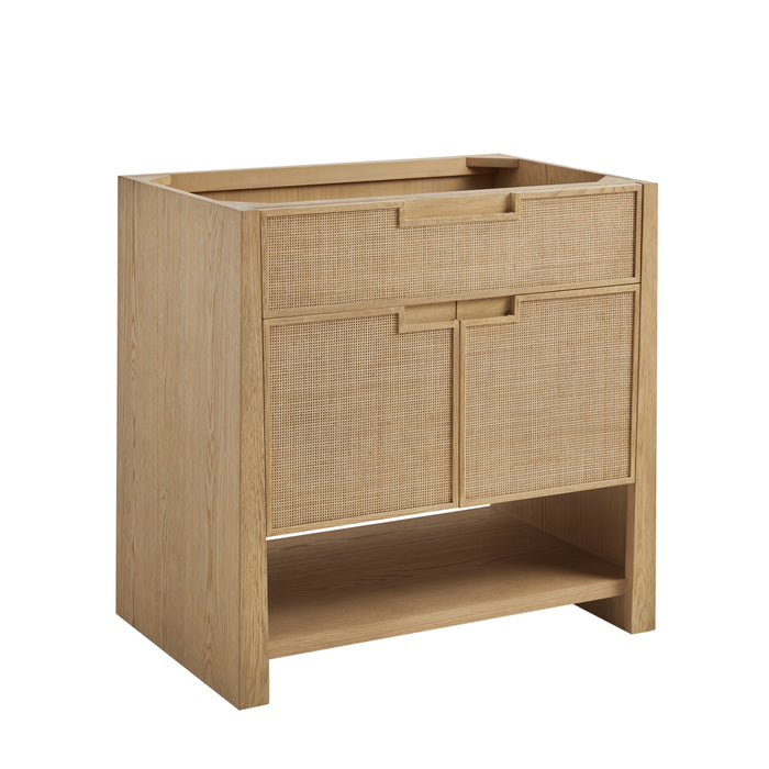 Solene 36" Single Vanity, Seaside Oak