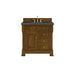 Brookfield 36" Single Vanity, Honey Oak w/ 3 CM Parisien Bleu Silestone Top