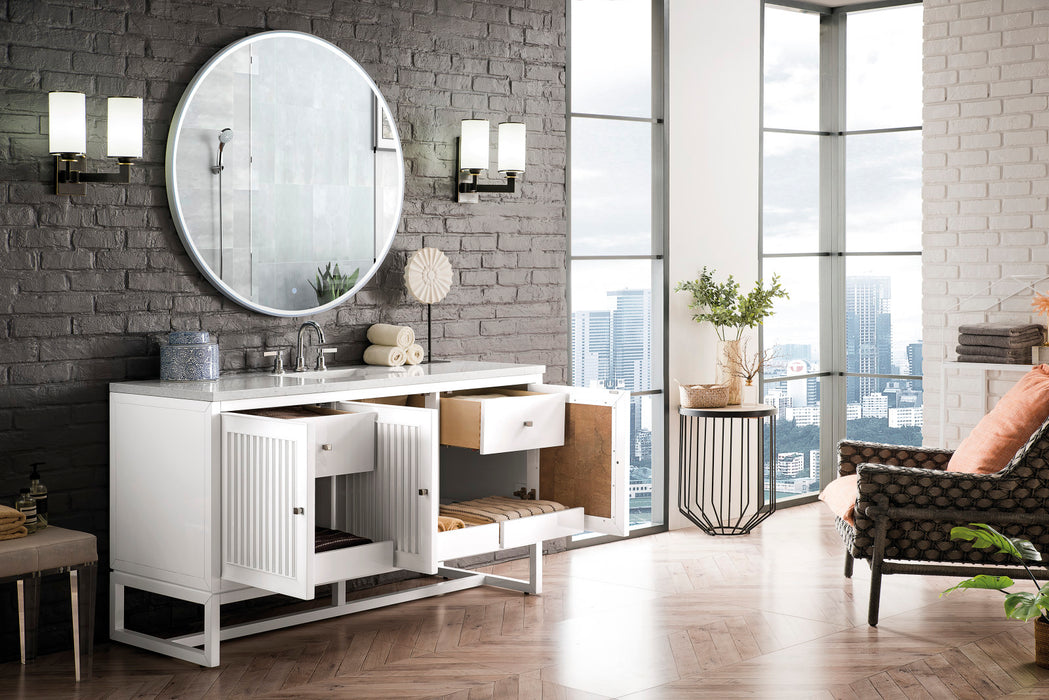 James Martin Vanities Athens 60" Single Bathroom Vanity