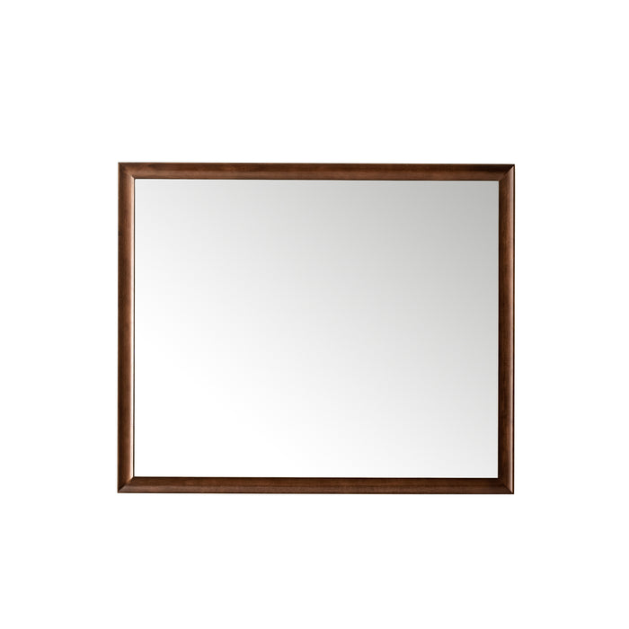 Glenbrooke 48" Mirror, Mid-Century Walnut