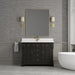 James Martin Brookfield 48" Single Bathroom Vanity in Black Onyx, shown in a bathroom setting
