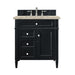 Brittany 30" Single Vanity, Black Onyx, w/ 3 CM Tajnar Eclos Top