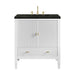 Myrrin 30" Single Vanity, Bright White w/ 3 CM Phantome Eclos Top